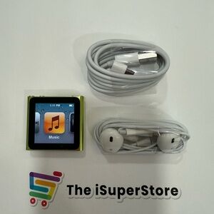 Apple iPod Nano 6th Gen 16GB Green -Like New + 1 YR CPS Warranty!